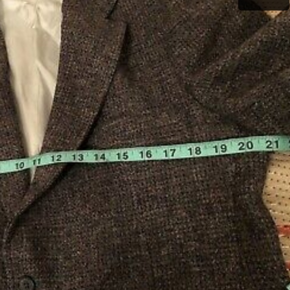 Men's Brittons Harris Tweed Wool Jacket Sport Coat - Picture 4 of 8